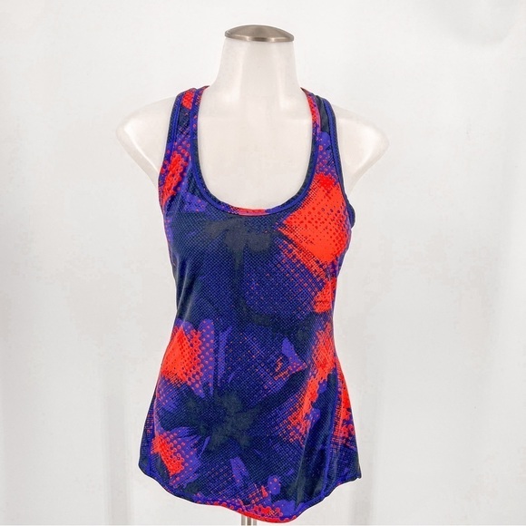 Athleta Tank Top Women Electro Chi Racerback UPF Wicking Breathable Shirt - Picture 2 of 6